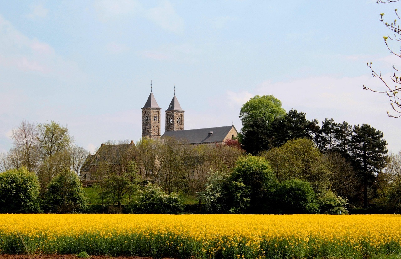 limburg, church, spire, city, sint odiliënberg, basilica, landscape, limburg, limburg, limburg, limburg, limburg